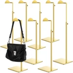 Maitys 8 Pack Gold Purse Display Stands Stainless Steel Adjustable Height Bag.... Fixed Price $203.45.