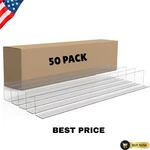 Clear Plastic Shelf Divider Adhesive Mounts - 50 Pack, 16" X 1" Usa Stock. Fixed Price $67.54.