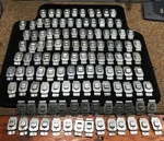 New Hallowell Steel Shelf Clips Lot Of 120. Fixed Price $78.10.