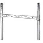 Nexel AHR18C Chrome Hanging Rail 18"W Silver 100 Lbs Capacity. Fixed Price $23.14.