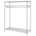 Nexel 3-SHELF Garment Floor Rack 24"D 60"W 74"H. Fixed Price $254.01.