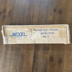 Pack Nexel 711235 P14C 14"H Chrome Post Steel Silver Heavy Duty For Shelving. Fixed Price $19.99.