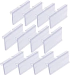 Pack Of 60 Clear Plastic Label Holder, Double Hook Wire Shelf Retail Price Tag. Fixed Price $19.42.