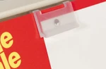 Self Piercing-retail Gondola Face Sign Holders 50 Lot. Fixed Price $19.25.