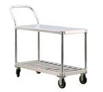 New Age 1416 48" X 19" Aluminum Frame T-bar Utility Cart W/ Push Handle. Fixed Price $648.50.