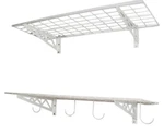 Saferacks Industrial Steel Metal Garage Wall Shelves 500 Lbs. Capacity. Fixed Price $100.00.