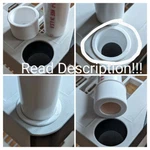 Home Depot Hdx 5-TIER Plastic Shelve Compatible Pole Pipe Adapter. Fixed Price $7.99.