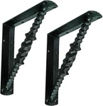 Nach Decorative Shelf Brackets, 2 Pack Of 7.08 X 1.57 8.07 Inch, Black Cast Ir. Fixed Price $48.99.