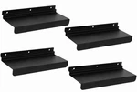 Polmart Slatwall 9 " X Shelves, Black, (shoe Displays, 4-PACK). Fixed Price $15.00.