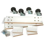 Optional Caster Kits For Fits Gondola Slatwall Merchandisers Econoco WDCAS2H48. Fixed Price $123.98.