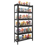 Uimoso 68-INCH Tall Wooden Display Cabinet With Acrylic Doors And 5 Shelves. Fixed Price $139.49.