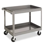 Two-shelf Metal Cart Shelves 500 Lb Capacity 24" X 36" 32" Gray SC2436. Fixed Price $199.69.