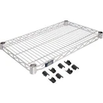 Nexel S1424C Chrome Wire Shelf 24""W 14""D Industrial 14X24 Silver. Fixed Price $46.41.