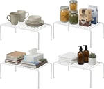 Evelots Kitchen Cabinet Wire Shelf Organizer/rack - 4 Pack Sturdy Metal. Fixed Price $38.91.
