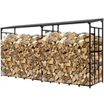 70" Outdoor Metal Log Store Stack Holder Firewood Rack Garden Storage Shed. Fixed Price $217.64.