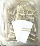 Hol-dex Label Holder Adhesive Back 3" 1" Clear Lot Of 800 & 450 Paper Inserts. Fixed Price $600.00.