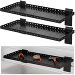 Thyle 2 Pcs Shelves, Heavy Duty Metal Shelf For Retail, Ga.... Fixed Price $87.58.