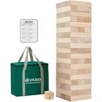 New Olsa Giant Tumble Tower 57PCS Wooden Block Stacking Yard Games With Carrying. Fixed Price $71.36.