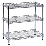 Muscle Rack WS181018-C Steel Adjustable Wire Shelving 3 Shelves Chrome. Fixed Price $41.92.