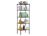 5-TIER Metal Wire Shelving Unit Snack Shelf Height Adjustable Storage Rack Ns.... Fixed Price $62.86.