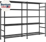 Storage Shelves 5-TIER Heavy Duty Garage Shelving Units With Leveling Feet &. Fixed Price $179.43.