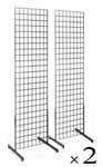 Display Grid Rack 2 Pack 6 Ft Metal Panel Wall Stand Retail Store Art Organizer. Fixed Price $154.17.