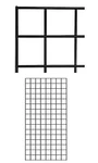 Wire Panel 2' X 4' Black Retail Display Gridwall Craft Show. Fixed Price $35.99.