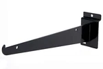 25 Slatwall 10" Knife Shelf Brackets Black Lip Retail Shelving Display. Fixed Price $57.95.