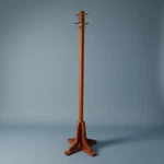 Mission Style Arts & Crafts Coat Rack 71" Freestanding Solid Wood Unique 4 Hooks. Fixed Price $274.96.
