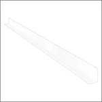 Clear Plastic Shelf Divider 1" X 17-9/16" With Adhesive Mount By Clipstrip. Fixed Price $58.87.