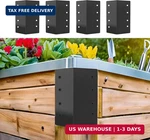 Set Of 4 Metal Raised Garden Bed Corner Brackets, 5.9 X 3 Inch Rust Resistant. Fixed Price $26.55.