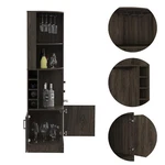 Tuhome Furniture Syrah Corner Bar And Wine Cabinet Weathered Oak. Fixed Price $324.30.