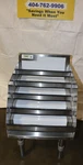 New 18" Liquor Bottle Display Rack 5 Tier Storage Under Bar Nsf Stainless Steel. Fixed Price $299.00.