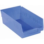 Akro-mils 30130 Plastic Shelf Bin Nestable 6-5/8"W X 11-5/8"D 4"H Blue Lot. Fixed Price $44.52.