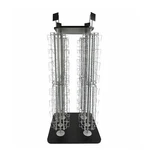 128 Adjustable Pocket Dvd Cd Literature Greeting Postcard Book Display Rack. Fixed Price $332.24.
