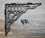 1-SHELF Brackets,old World Charm Corbels,gothic Style,open SHELVING,GIFTS,B-89A. Fixed Price $29.10.