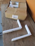 Bracket Shelf Designer 10" Inch White Mintcraft Pair. Fixed Price $14.99.