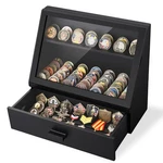 Yoimori Challenge Coin Display Case, Solid Wood Military Holder With 13 .... Fixed Price $51.04.