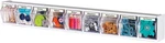 Interlocking Tilt Bin, 9 Unit, Clear And White, 23-5/8 X 3-5/16 2-5/8 (. Fixed Price $54.99.