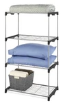 Whitmor 67794414 Tier Storage Rack Silver 54"H X 31.5"W. Fixed Price $471.38.