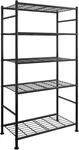 Sakugi Storage Shelves - 5 Tier Shelf Organizer, Heavy Duty Garage Shelving Unit. Fixed Price $47.99.