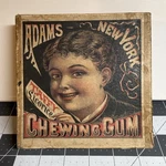 Ultra Rare Pre 1889 Adams Chewing Gum Box! Licorice Taffy 60 Pieces Display. Fixed Price $449.99.
