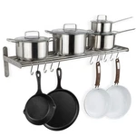 Lyon Kitchen Organization And Storage Rack, Stainless Steel Metal Wall Shelf .... Fixed Price $140.31.