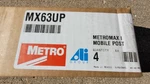 Metromax MX63UP Wire Shelf Post 63"H, Polymer Set Of 4 New In Box. Fixed Price $89.25.