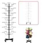 7-TIER Rotating Display Rack Cowboy Baseball Stand 35 Hats Organize. Fixed Price $80.28.