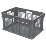 Akro-mils 37672GREY Vented & Stackable Straight Wall Storage Container, 20 Gal,. Fixed Price $40.65.