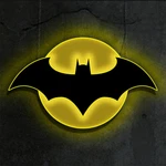 Batman Dc Logo Light Large Led 25" Store Display Comic Sign By Brandlite. Fixed Price $349.99.