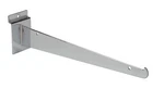 10 Slatwall 12" Knife Shelf Brackets Chrome With Lip Shelving Display Grid. Fixed Price $35.97.