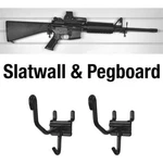 Horizontal Slatwall And Pegboard Gun Cradles - 10 Pack. Fixed Price $38.00.