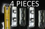 Tennsco Q Line Shelf Clips - 4 Pcs. Used Condition Very Nice. Fixed Price $12.53.